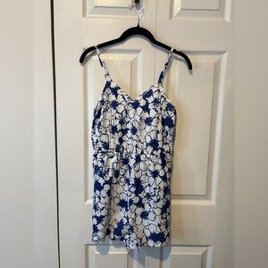 Floral Spaghetti Strap Romper